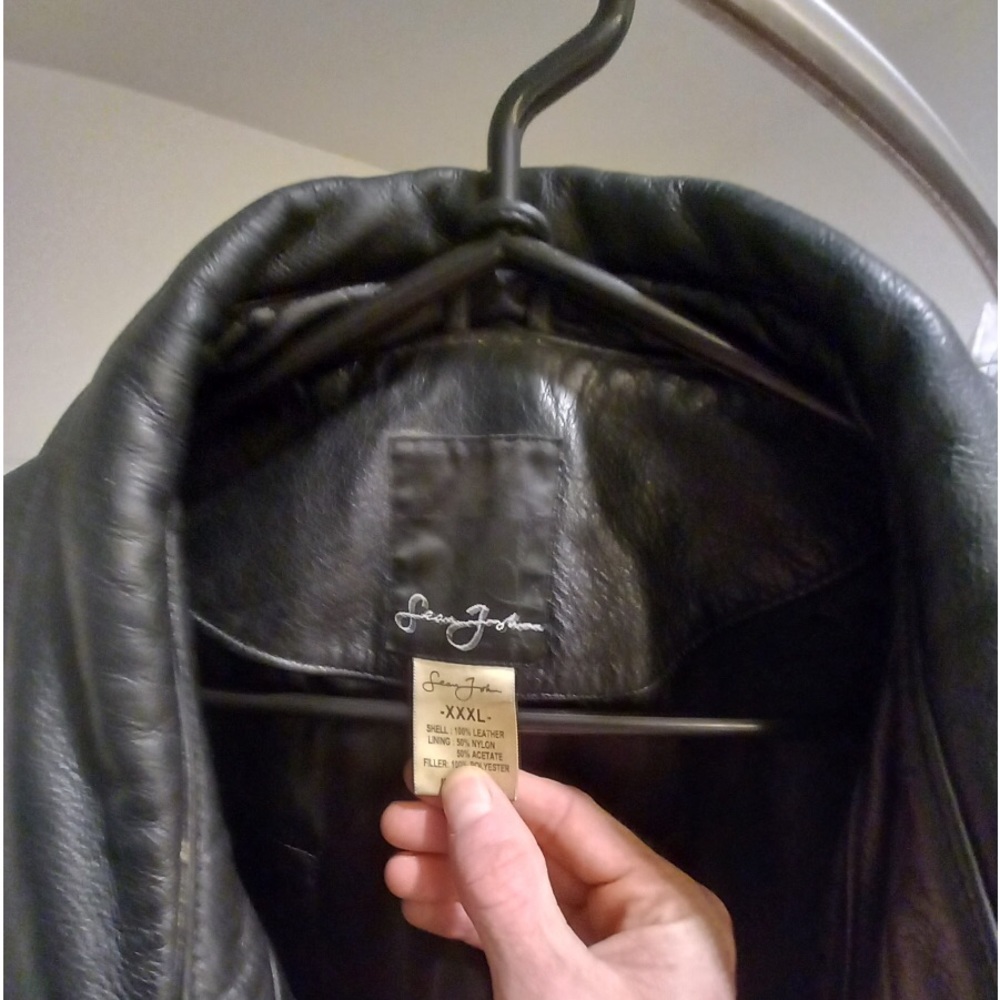 Sean, John, vintage, leather jacket